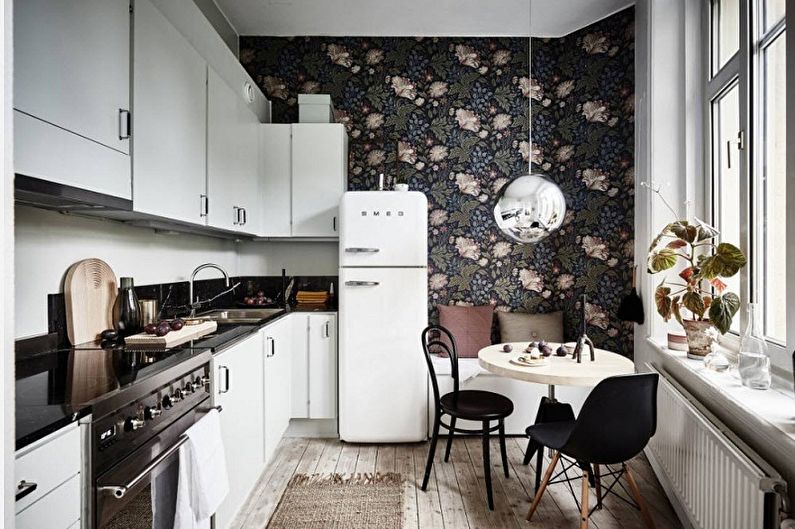 Interior design of a small kitchen - photo