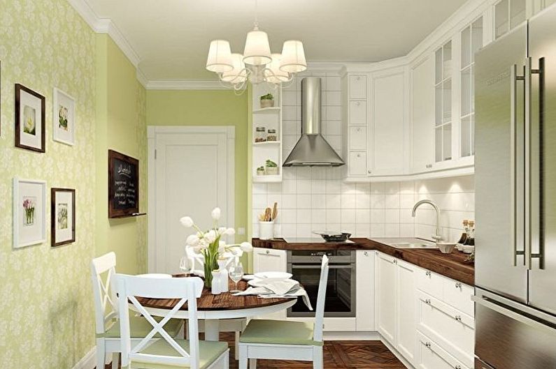 Interior design of a small kitchen - photo