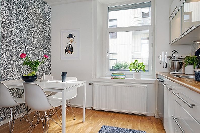 Interior design of a small kitchen - photo