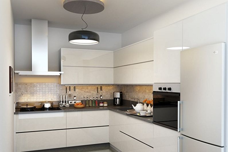 Interior design of a small kitchen - photo