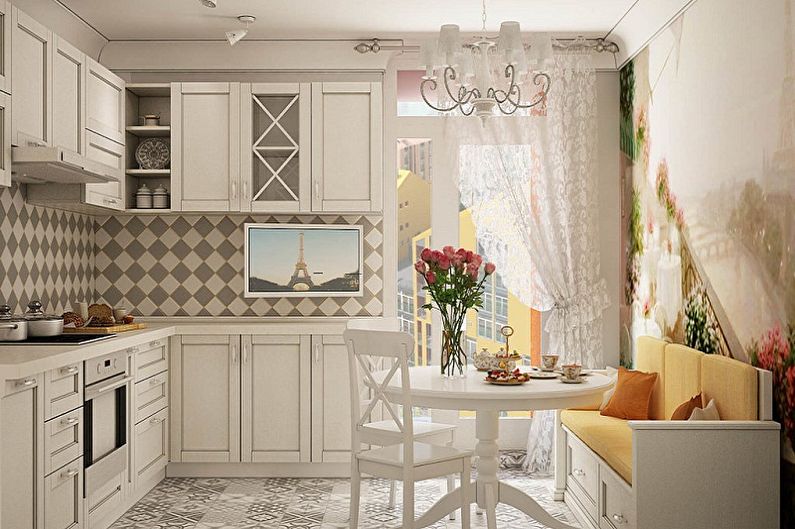 Interior design of a small kitchen - photo