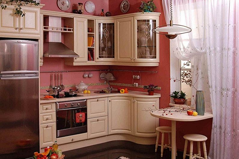 Interior design of a small kitchen - photo