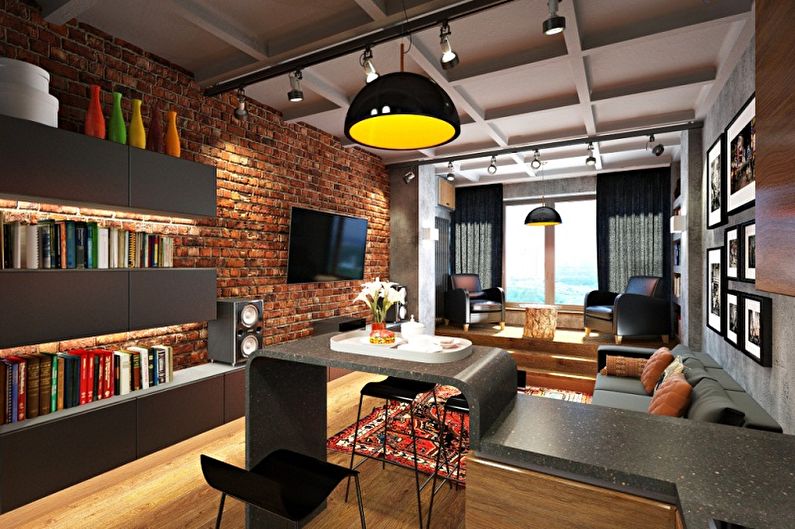 Loft Style Kitchen Design - Ceiling Finish