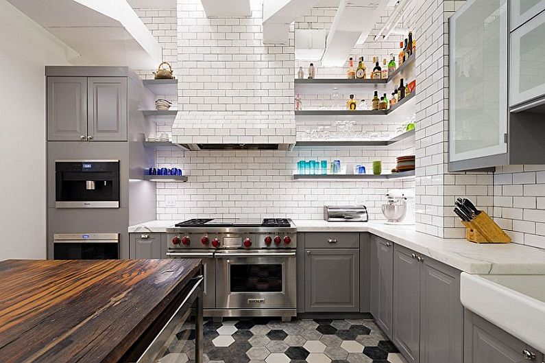 Loft Style Kitchen Design - Furniture