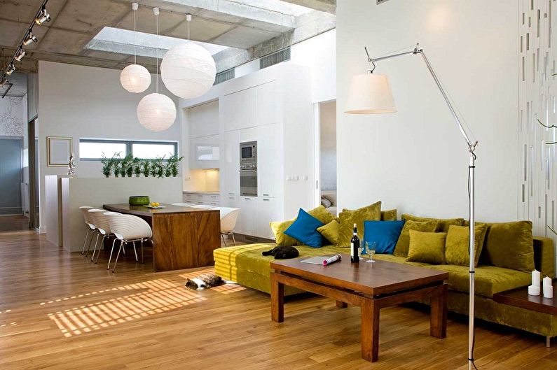 Loft Style Kitchen Design - Lighting & Decor
