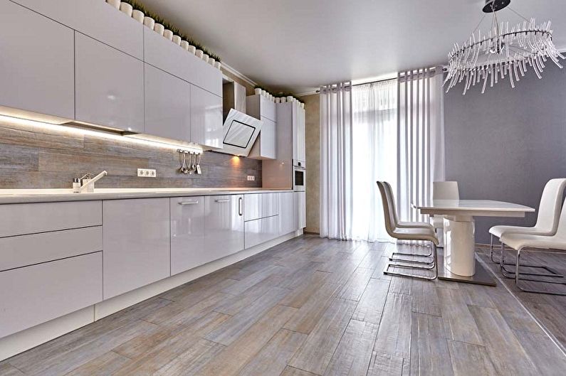 Minimalist Kitchen Design - Floor Finish