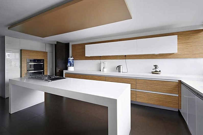 Minimalist Kitchen Design - Ceiling Finish