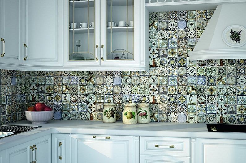 Kitchen Wall Finish - Ceramic Tile