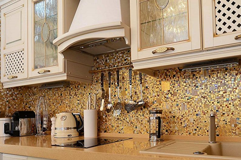 Decorating the work wall in the kitchen - Mosaic