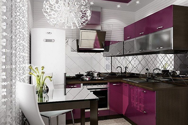 Kitchen Wall Finish - Mirror Surface