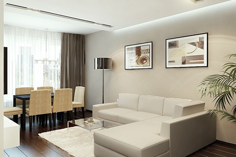 Wallpaper for the hall - Wallpaper and interior styles