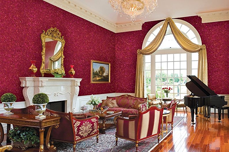 Wallpaper for the hall - photo
