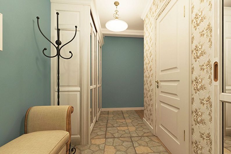 Small Hallway Design - Floor Finish