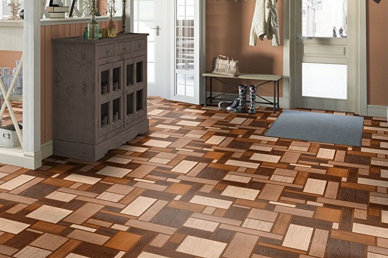 Small Hallway Design - Floor Finish