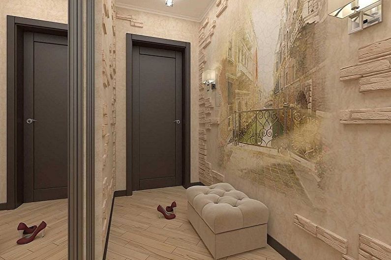 Small Hallway Design - Wall Decoration