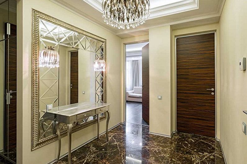 Interior design of a small hallway - photo