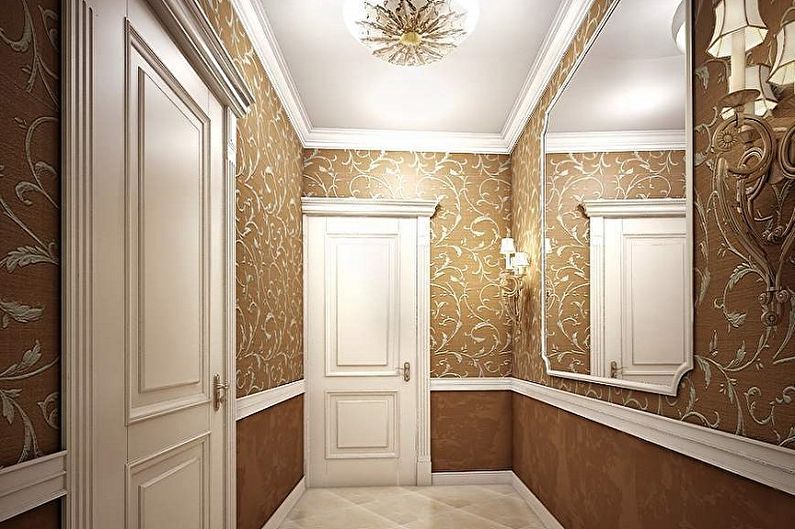 Interior design of a small hallway - photo