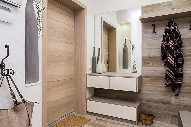 Interior design of a small hallway - photo