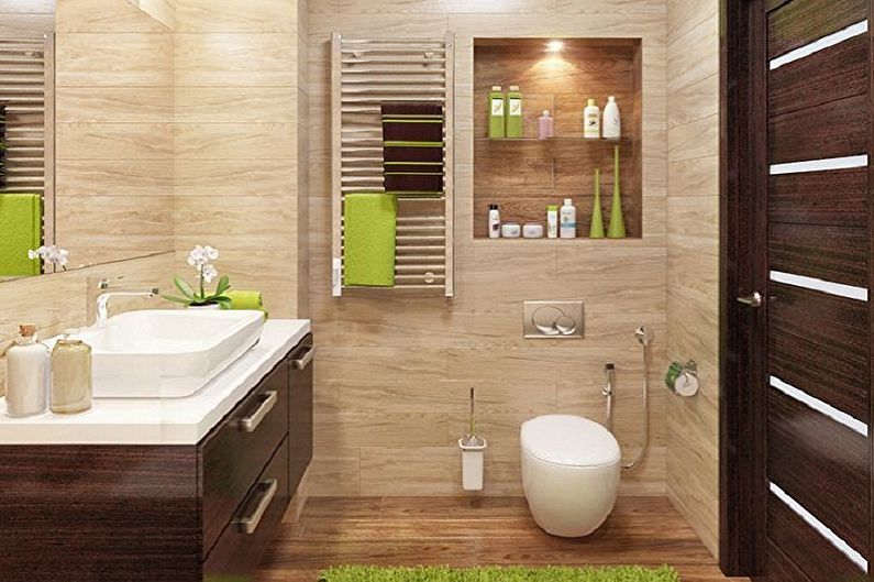 70+ toilet wall decoration ideas (photos)