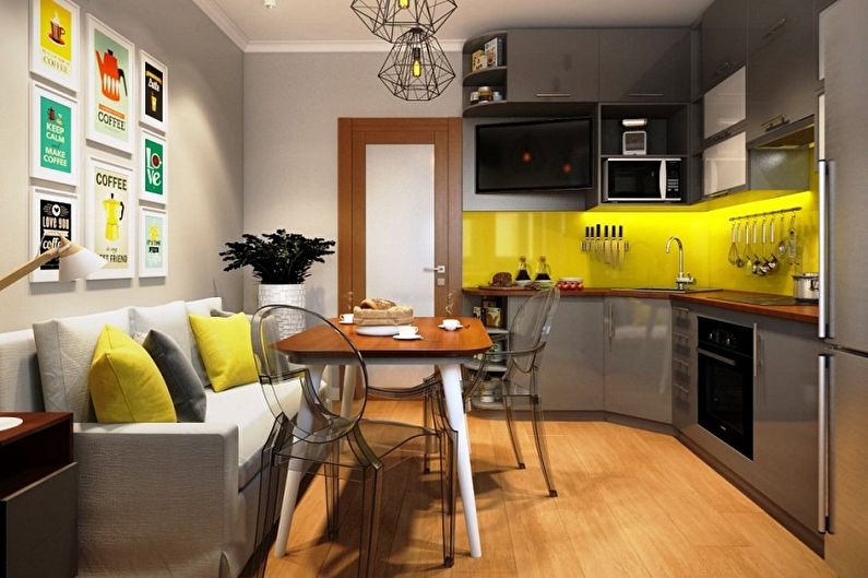 3 by 3 meter kitchen: 80 design ideas (photo)
