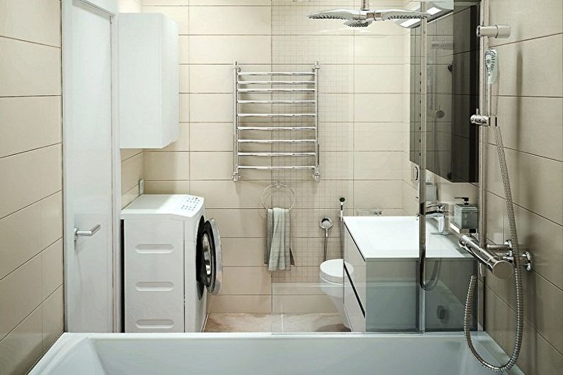 Bathroom 5 sq.m: design ideas (90 photos)