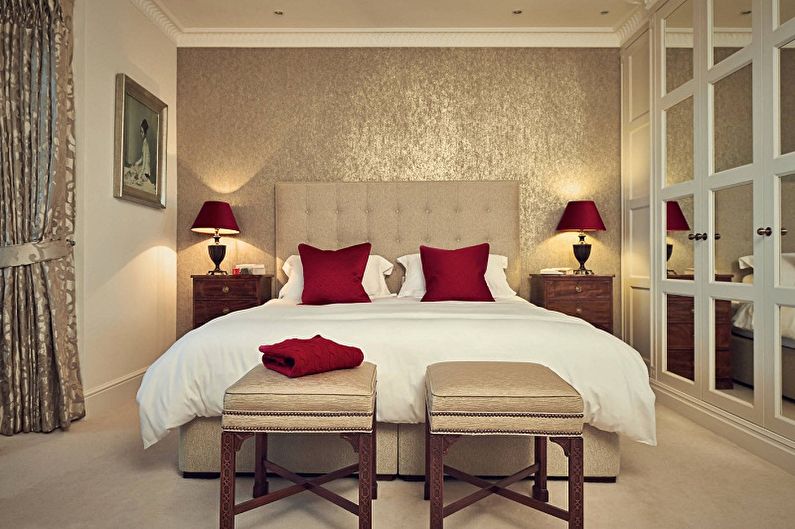 The color of wallpaper for the bedroom (80 photos)