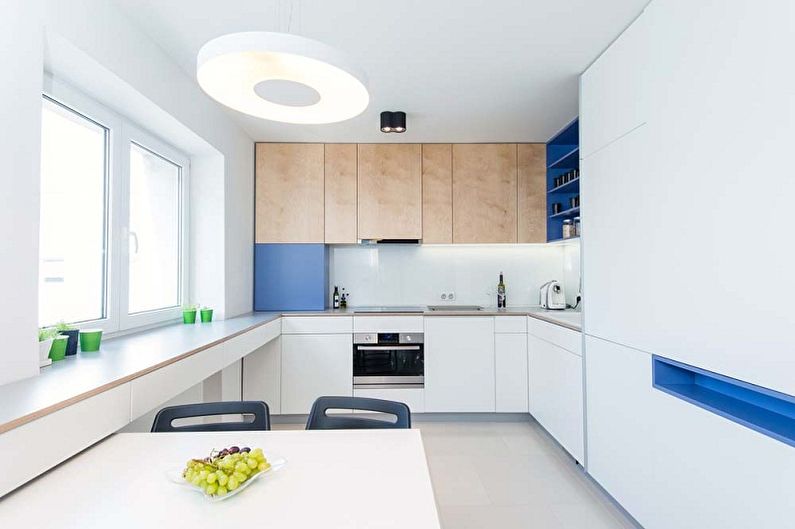 Kitchen design in the style of minimalism (100 photos)