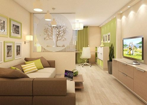 Zoning rooms for parents and baby