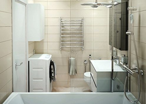 Bathroom 5 sq.m: design ideas (90 photos)