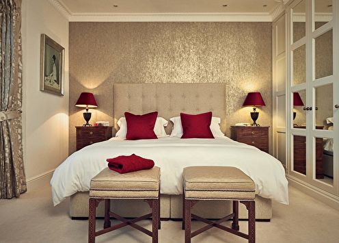 The color of wallpaper for the bedroom (80 photos)