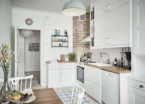 Design of a small kitchen (100 photos)