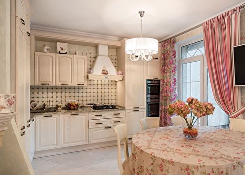 Kitchen design in provence style (90 photos)